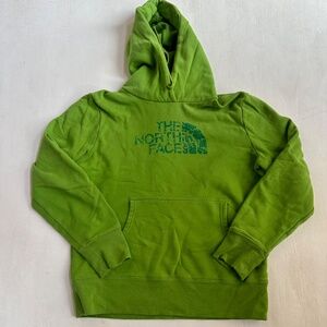 The North Face Green Floral Print Hoodie Sweatshirt